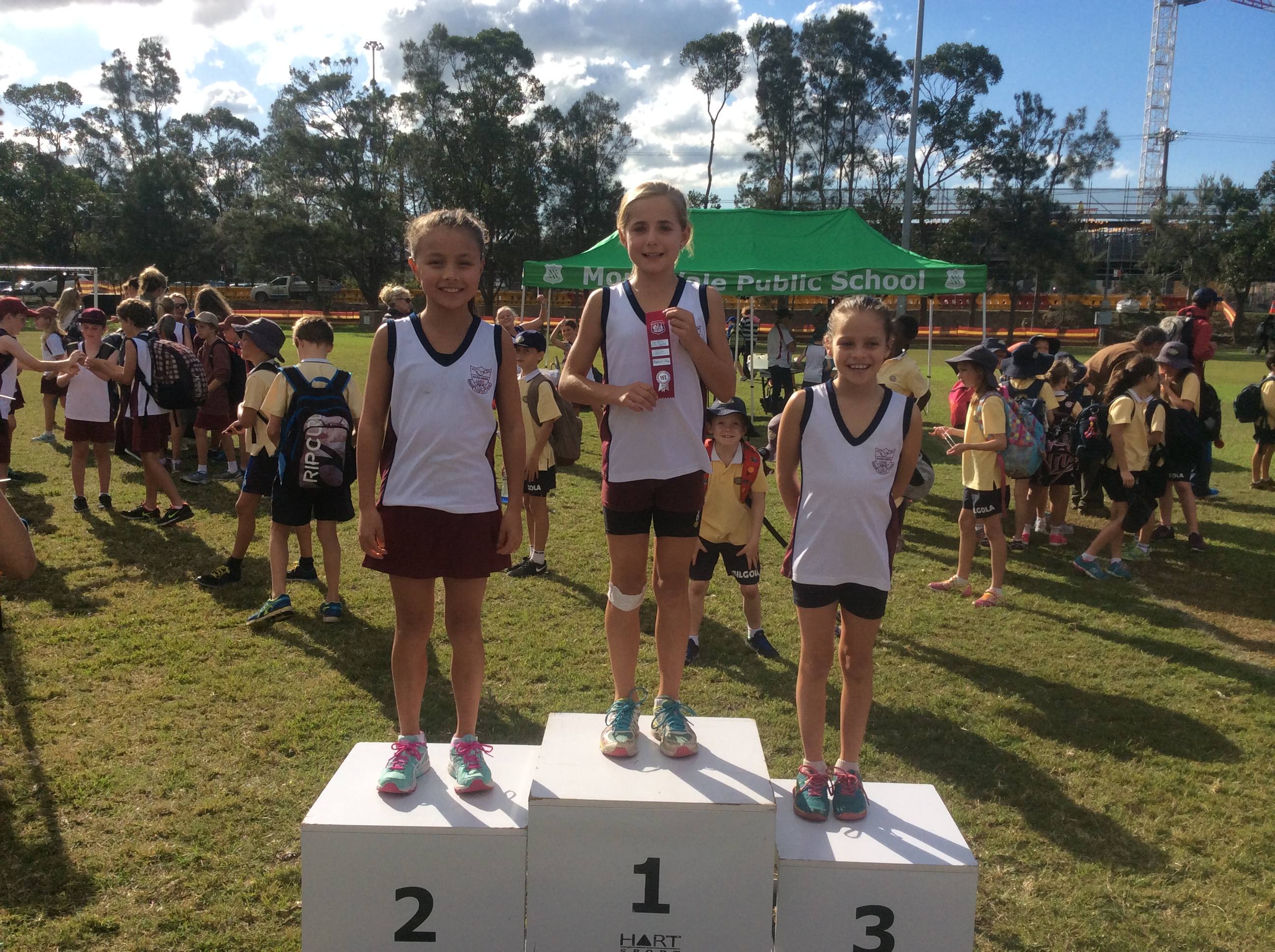 Gabrielle, Marissa and Indi, our Zone Cross Country Representatives.